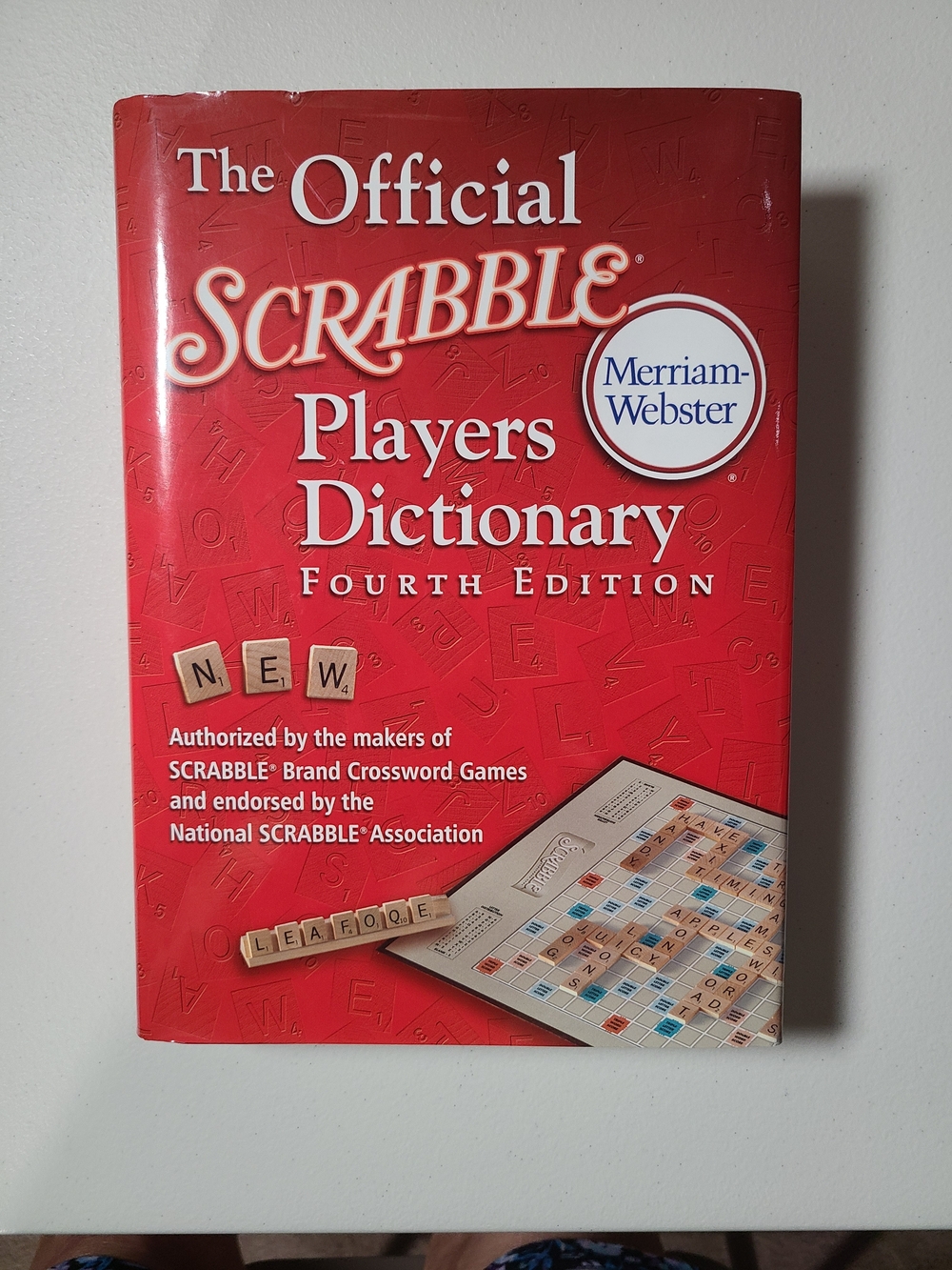 Merriam-Webster Official Scrabble Players Dictionary - Red Hardcover 4th Edition